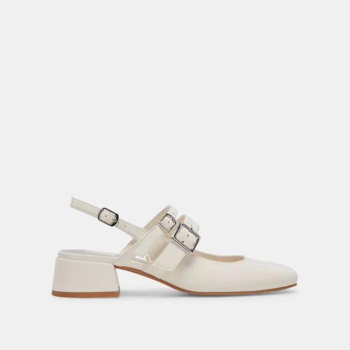 Dolce Vita Patzy Heels White Stella Women Flats and Loafers