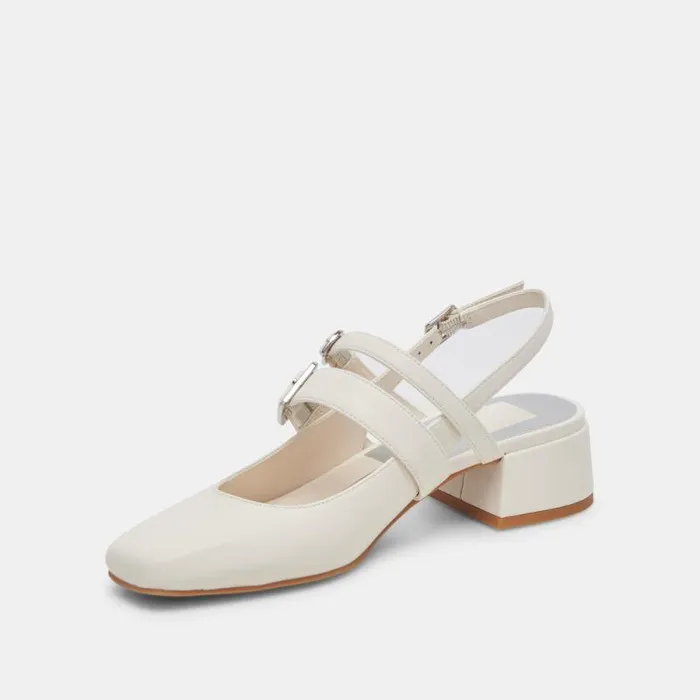 Dolce Vita Patzy Heels White Stella Women Flats and Loafers