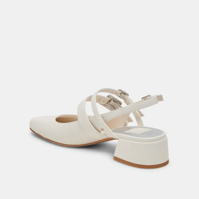 Dolce Vita Patzy Heels White Stella Women Flats and Loafers