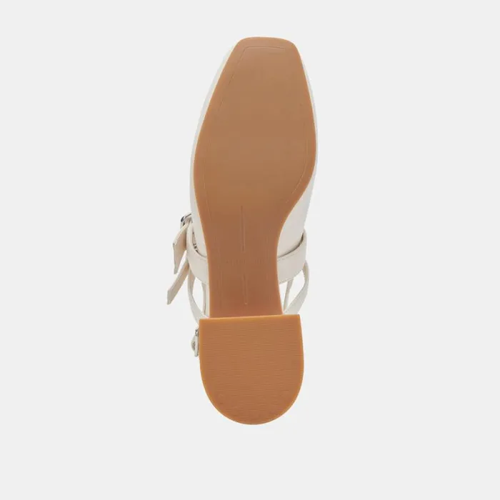 Dolce Vita Patzy Heels White Stella Women Flats and Loafers