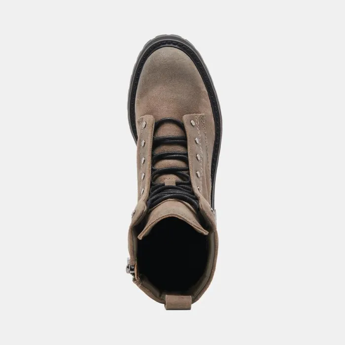 Dolce Vita Ranier Boots Olive Suede Women Boots and Booties