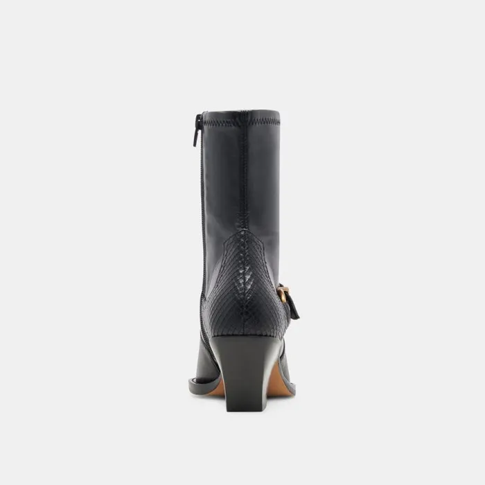 Dolce Vita Rave Wide Calf Boots Black Leather Women Boots and Booties