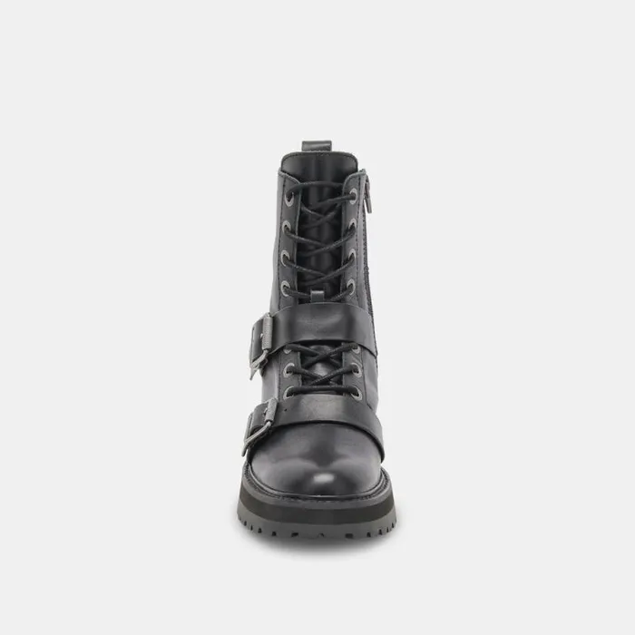 Dolce Vita Ronson Boots Black Leather Women Boots and Booties