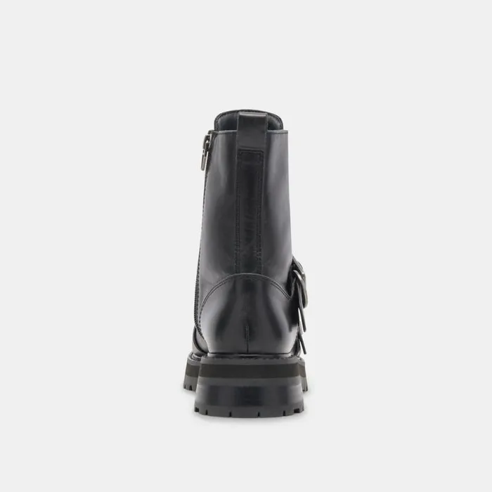 Dolce Vita Ronson Boots Black Leather Women Boots and Booties