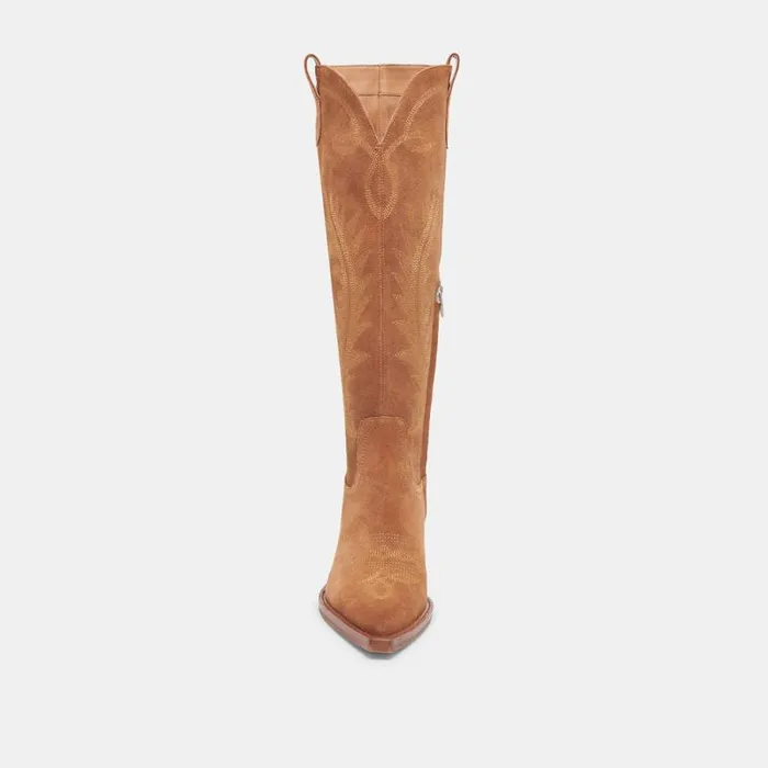 Dolce Vita Ryatt Boots Pecan Suede Women Boots and Booties