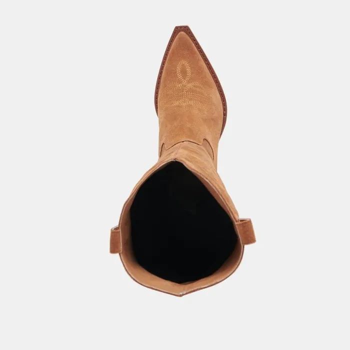 Dolce Vita Ryatt Boots Pecan Suede Women Boots and Booties