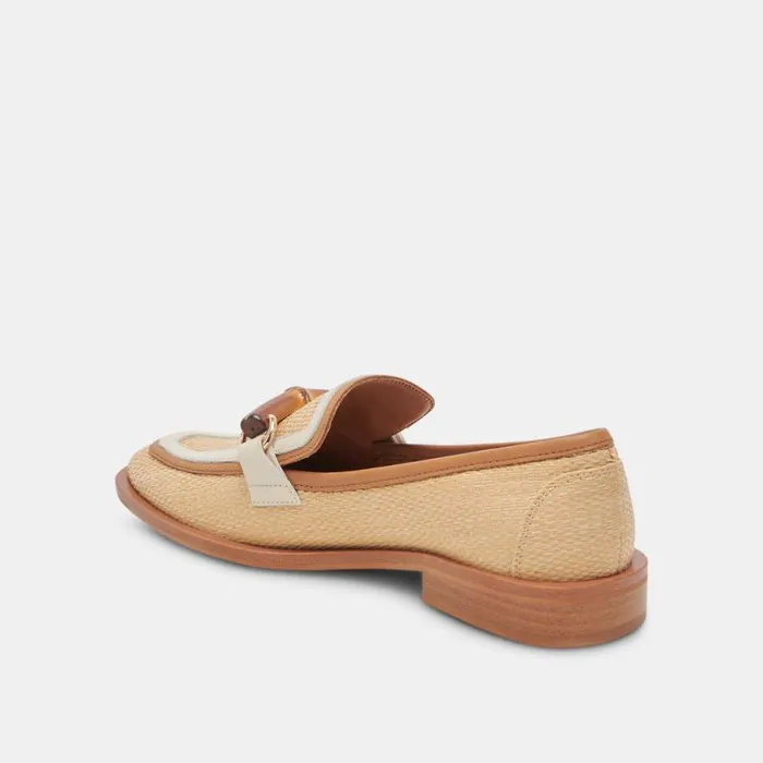 Dolce Vita Sarara Flats Honey Raffia Women Flats and Loafers