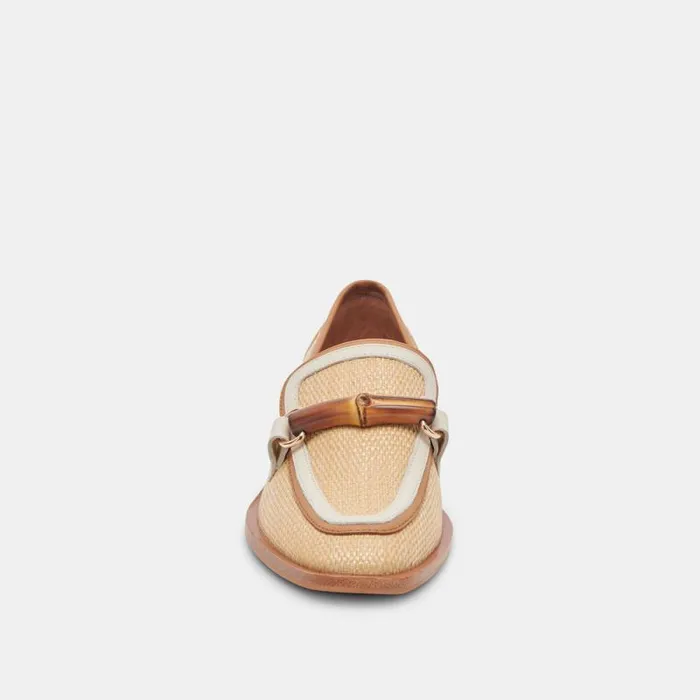 Dolce Vita Sarara Flats Honey Raffia Women Flats and Loafers
