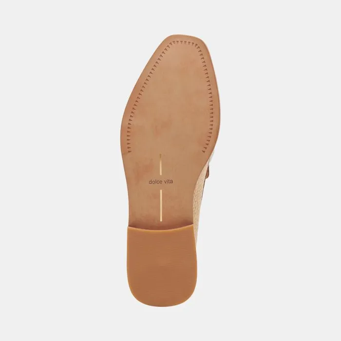 Dolce Vita Sarara Flats Honey Raffia Women Flats and Loafers