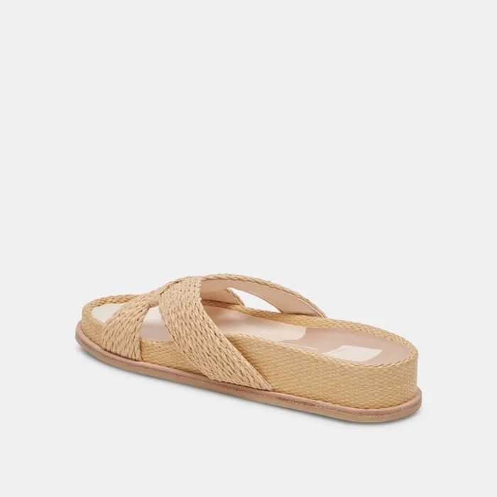 Dolce Vita Selda Sandals Lt Natural Raffia Women Sandals