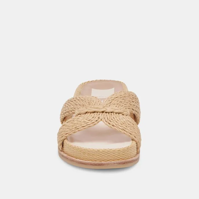 Dolce Vita Selda Sandals Lt Natural Raffia Women Sandals