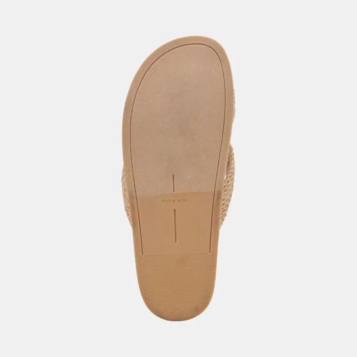 Dolce Vita Selda Sandals Lt Natural Raffia Women Sandals