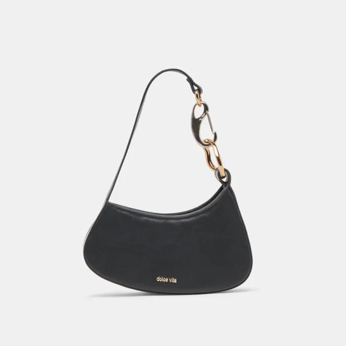 Dolce Vita Silvie Shoulder Bag Leopard Calf Hair Women Handbags