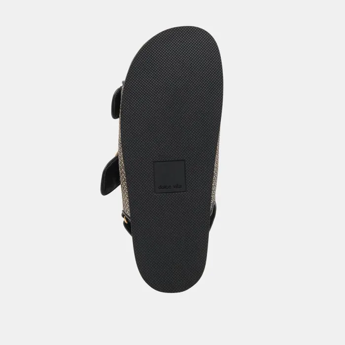 Dolce Vita Starla Sandals Black Multi Woven Women Sandals
