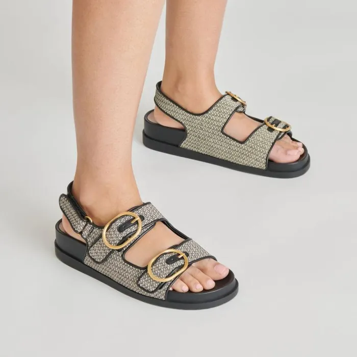 Dolce Vita Starla Sandals Black Multi Woven Women Sandals