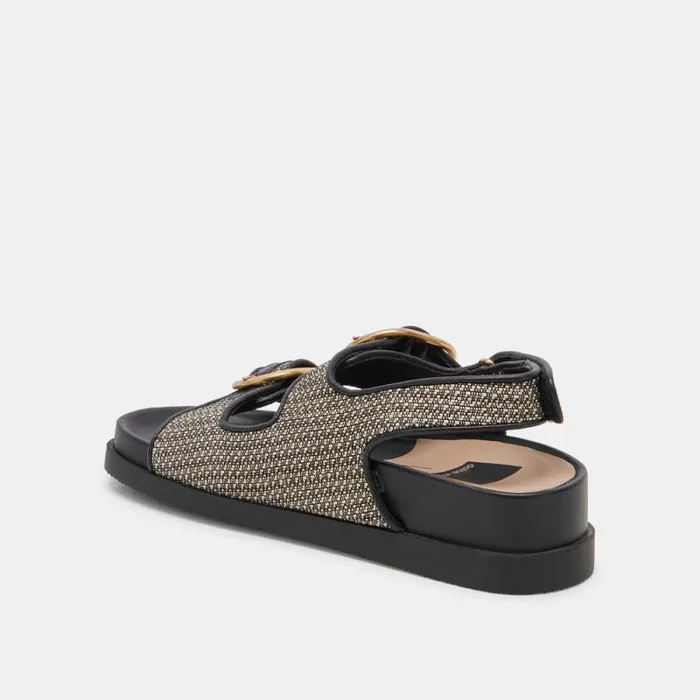 Dolce Vita Starla Sandals Black Multi Woven Women Sandals