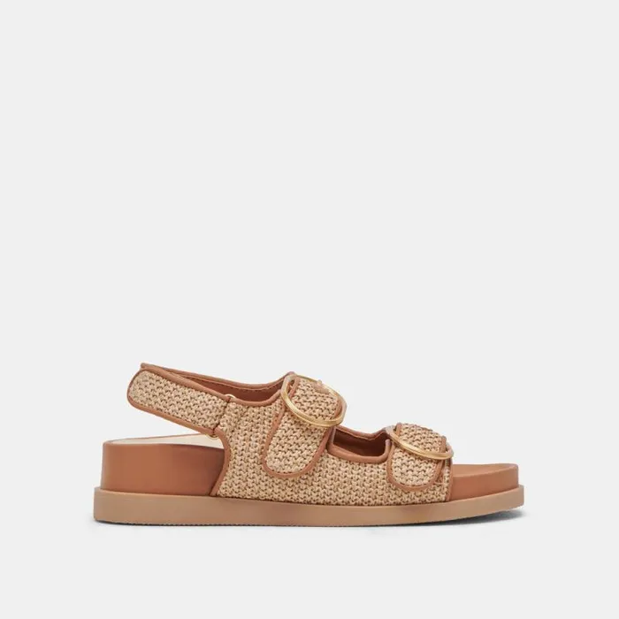 Dolce Vita Starla Sandals Tan Multi Woven Women Sandals