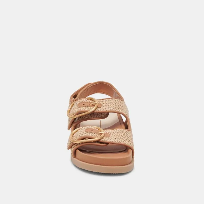 Dolce Vita Starla Sandals Tan Multi Woven Women Sandals