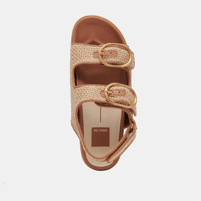 Dolce Vita Starla Sandals Tan Multi Woven Women Sandals
