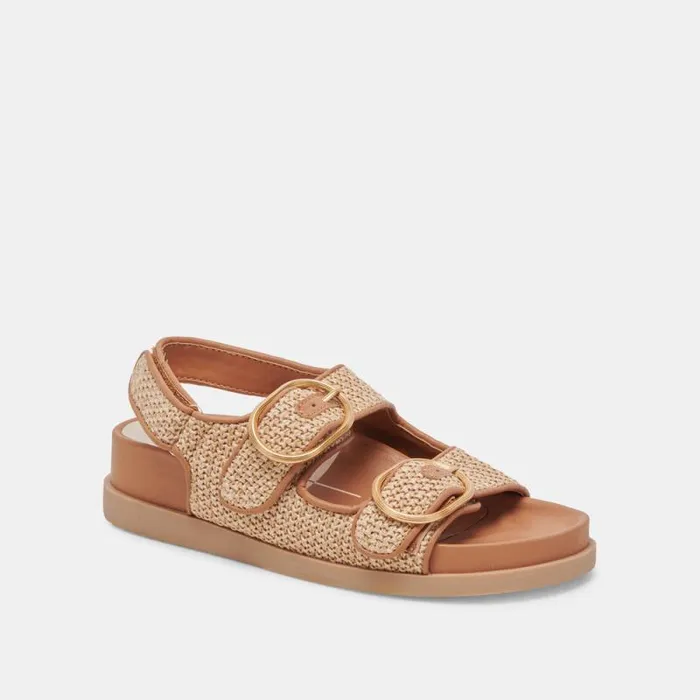 Dolce Vita Starla Sandals Tan Multi Woven Women Sandals