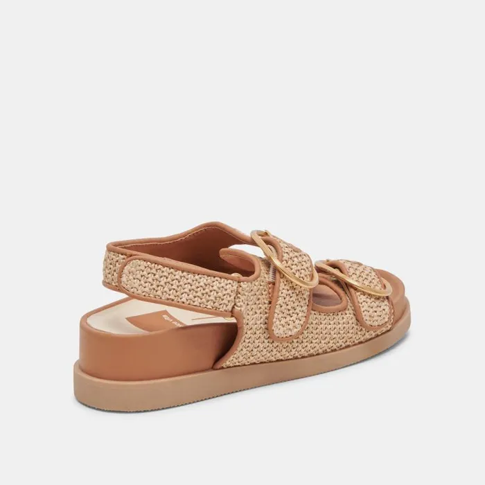 Dolce Vita Starla Sandals Tan Multi Woven Women Sandals