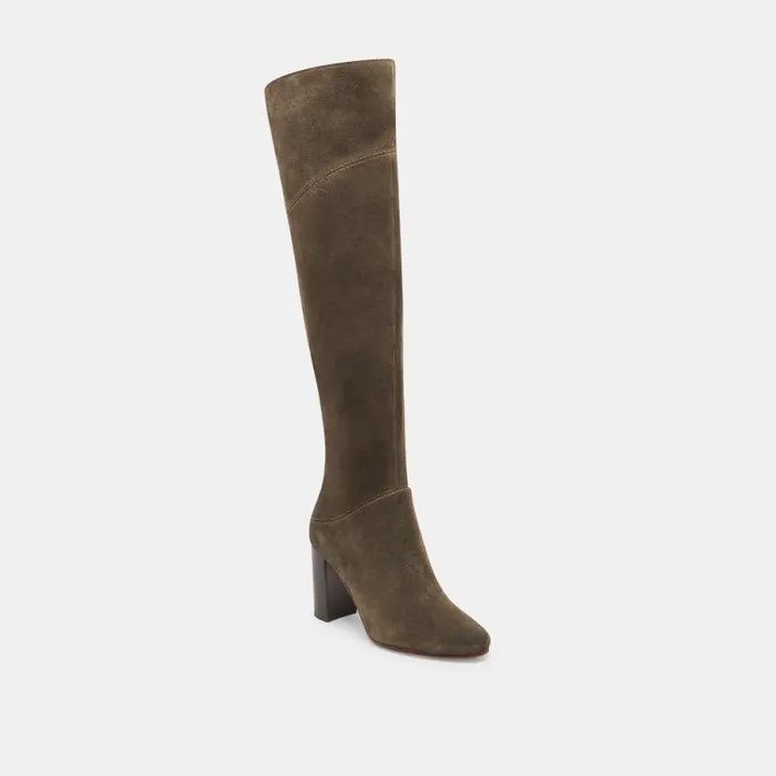 Dolce Vita Sury Boots Army Suede Women Boots and Booties