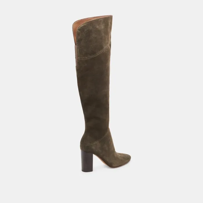 Dolce Vita Sury Boots Army Suede Women Boots and Booties