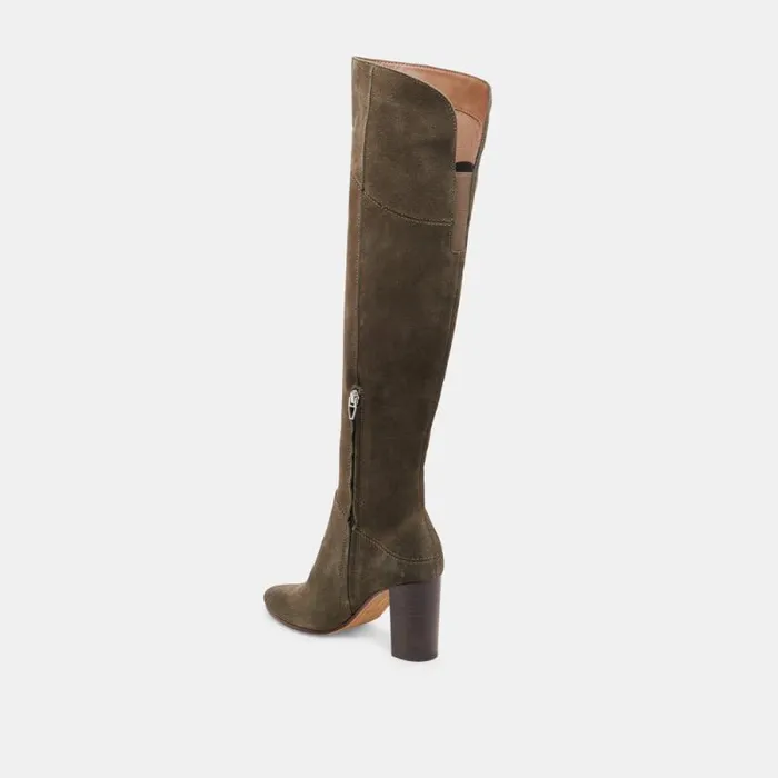 Dolce Vita Sury Boots Army Suede Women Boots and Booties