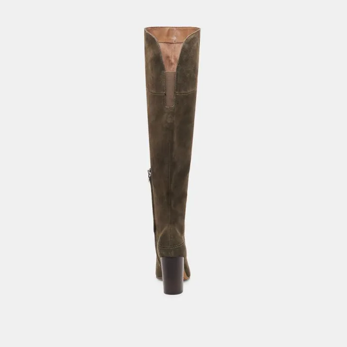 Dolce Vita Sury Boots Army Suede Women Boots and Booties