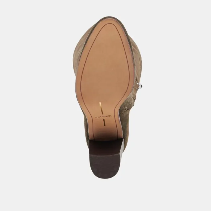 Dolce Vita Sury Boots Army Suede Women Boots and Booties