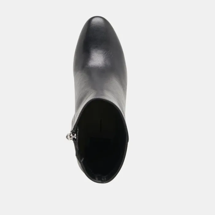 Dolce Vita Suzy Booties Black Leather Women Boots and Booties