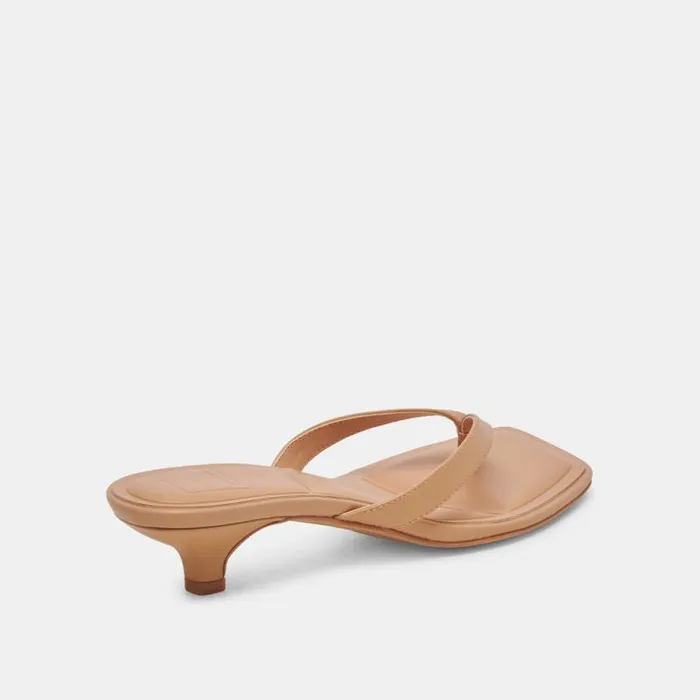 Dolce Vita Tasiah Sandals Light Tan Leather Women Sandals