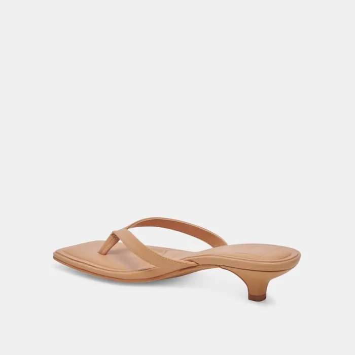 Dolce Vita Tasiah Sandals Light Tan Leather Women Sandals