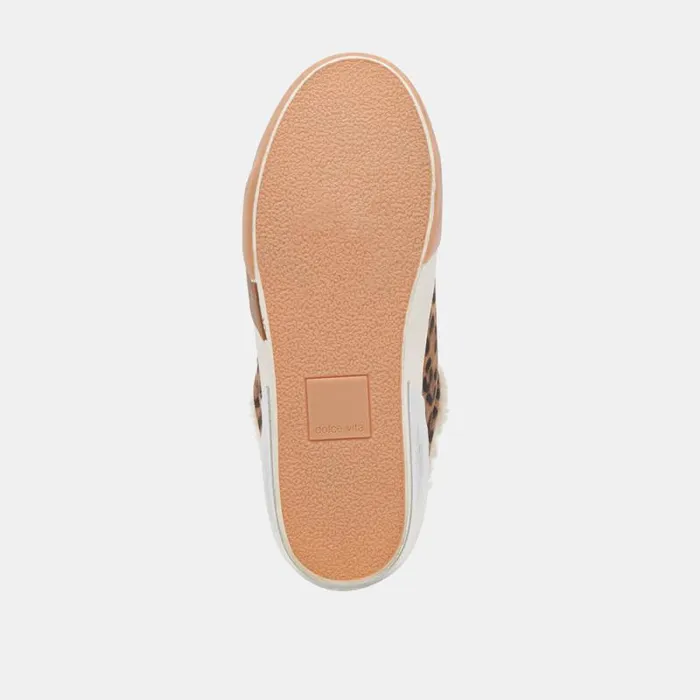 Dolce Vita Zantel Sneakers Leopard Suede Women Mules and Clogs