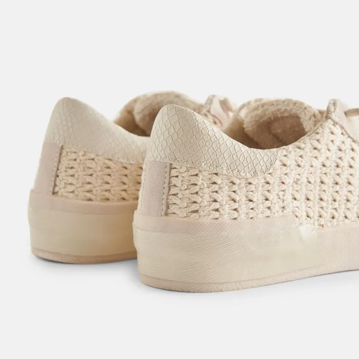 Dolce Vita Zina Crochet Sneakers Sandstone Crochet Women Sneakers
