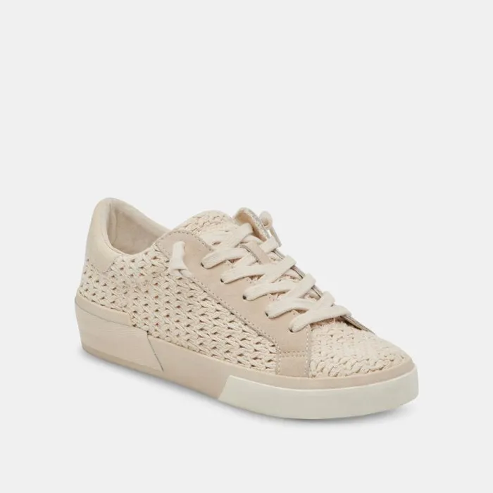 Dolce Vita Zina Crochet Sneakers Sandstone Crochet Women Sneakers