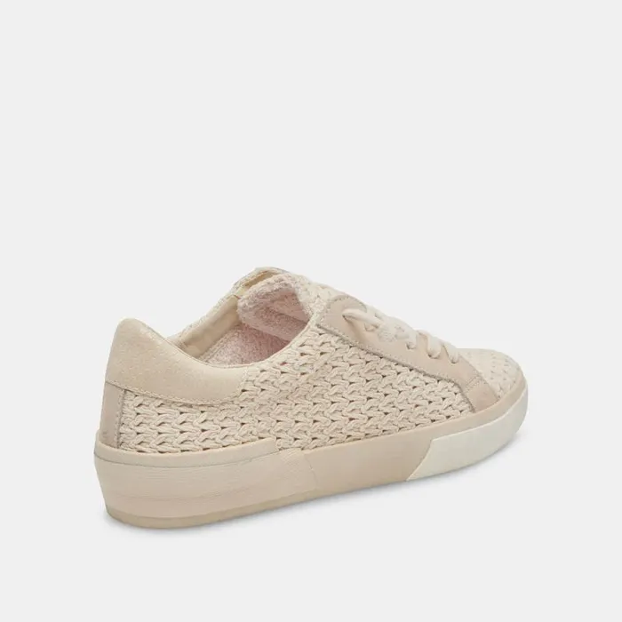 Dolce Vita Zina Crochet Sneakers Sandstone Crochet Women Sneakers