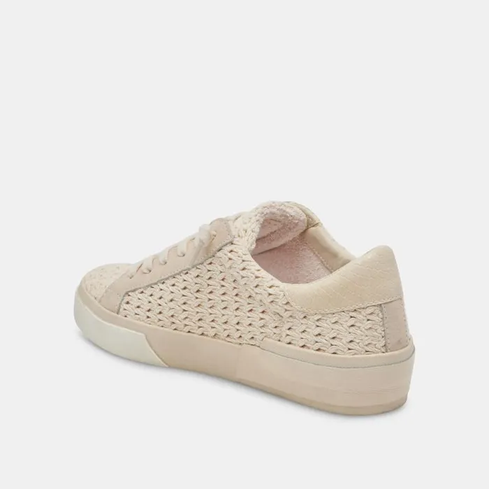 Dolce Vita Zina Crochet Sneakers Sandstone Crochet Women Sneakers