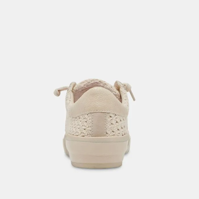 Dolce Vita Zina Crochet Sneakers Sandstone Crochet Women Sneakers