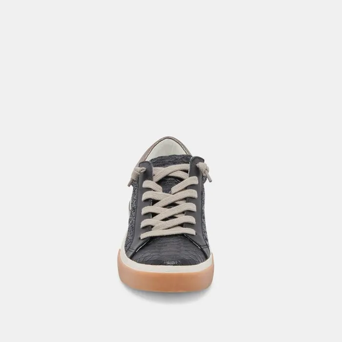 Dolce Vita Zina Sneakers Black Shimmer Glitter Women Sneakers