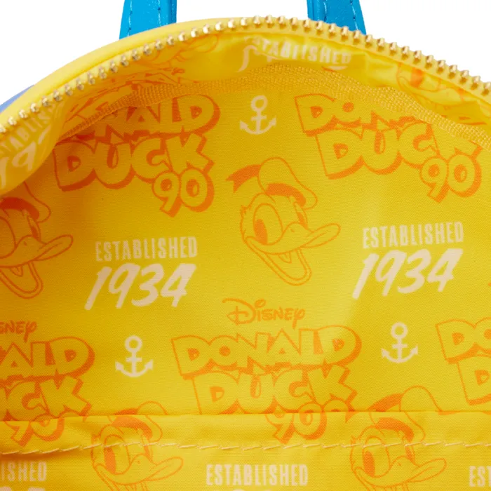 Donald Duck Exclusive 90th Anniversary Metallic Cosplay Mini Backpack Unisex Loungefly Backpacks