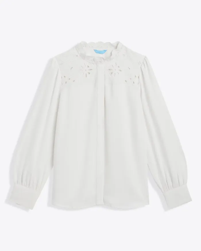 Draper James Bottoms and Skirts Women Covered Placket Button Down