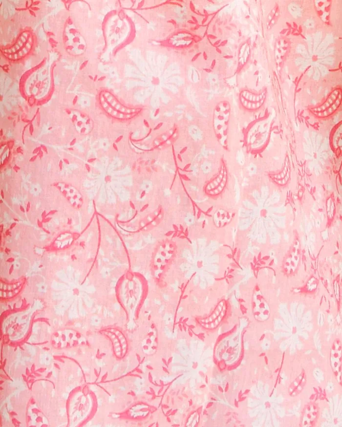 Draper James Bottoms and Skirts Women Pull On Ruffled Skirt In Pink Paisley