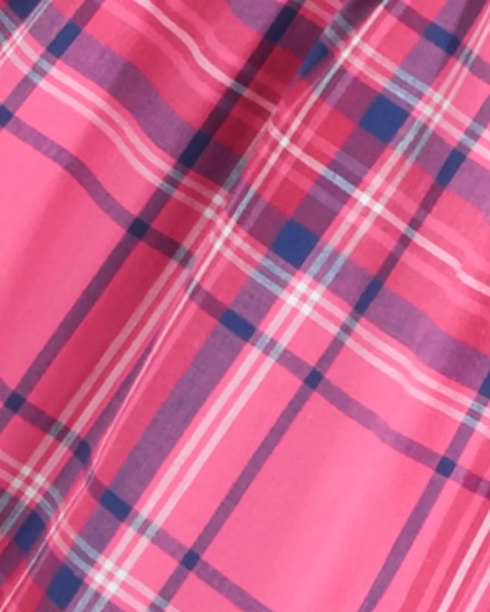 Draper James Dresses Women Loretta Shirt Dress In Pink Angie Plaid