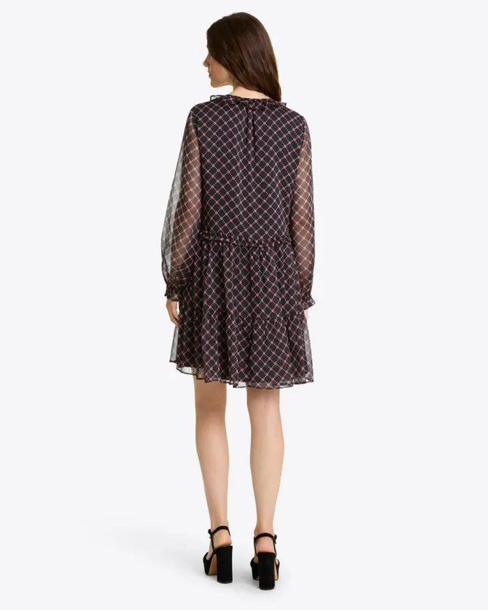 Draper James Dresses Women Lorrie LongSleeve Dress In Crinkle Chiffon