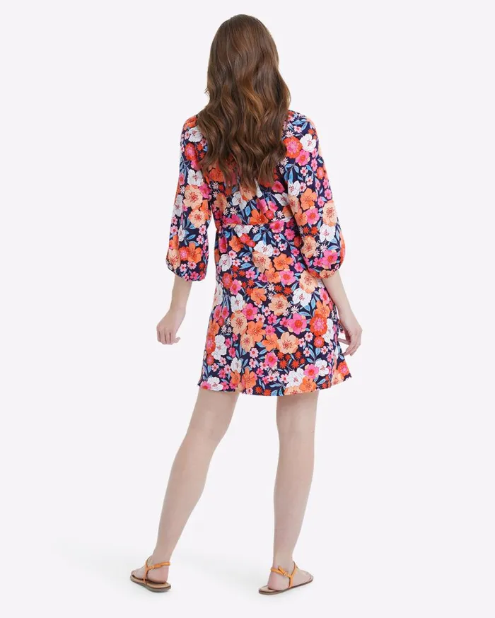Draper James Extended Sizes Women Kellie Babydoll Dress In Wildflower Bouquet
