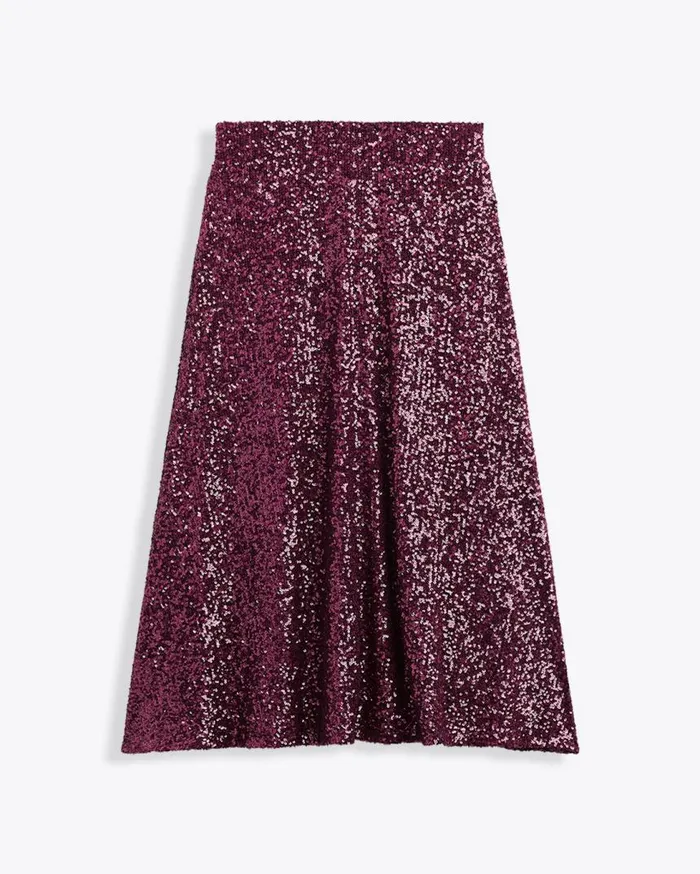 Draper James Extended Sizes Women Midi Skirt In Sequins