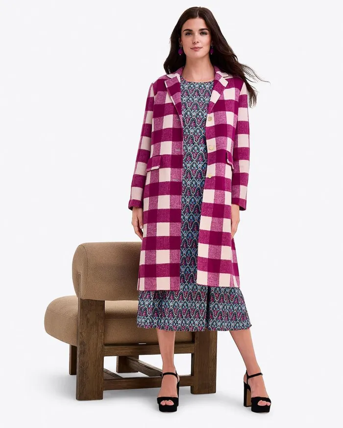 Draper James Jackets and Outerwear Women Gingham Coat