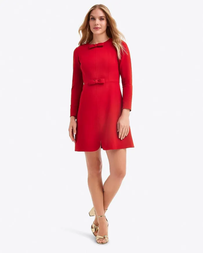 Draper James Lounge and Pajamas Women LongSleeve Sadie Shift Dress In Ponte