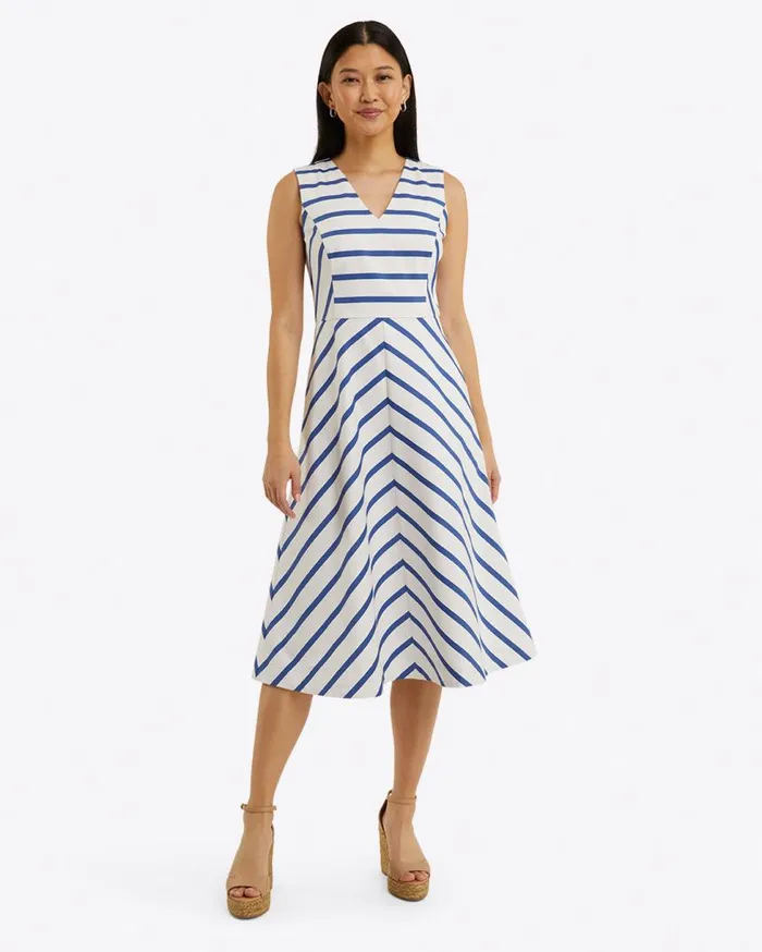 Draper James Midi and Maxi Women Michaela Love Circle Dress In Cotton